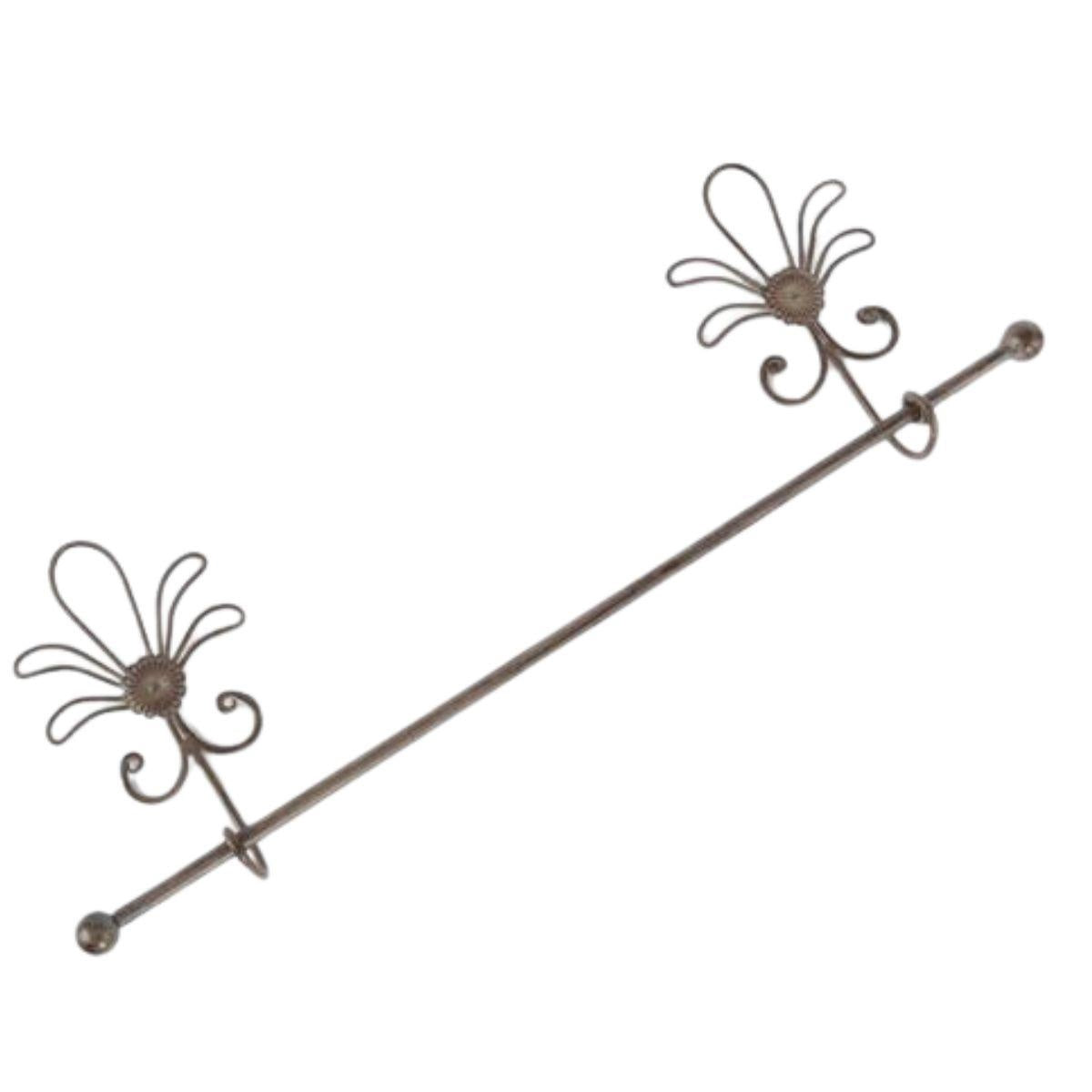 Porta asciugamani in ferro 63X9H22