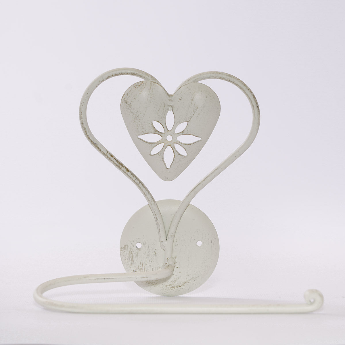 Portarotolo in metallo bianco 18X10H13