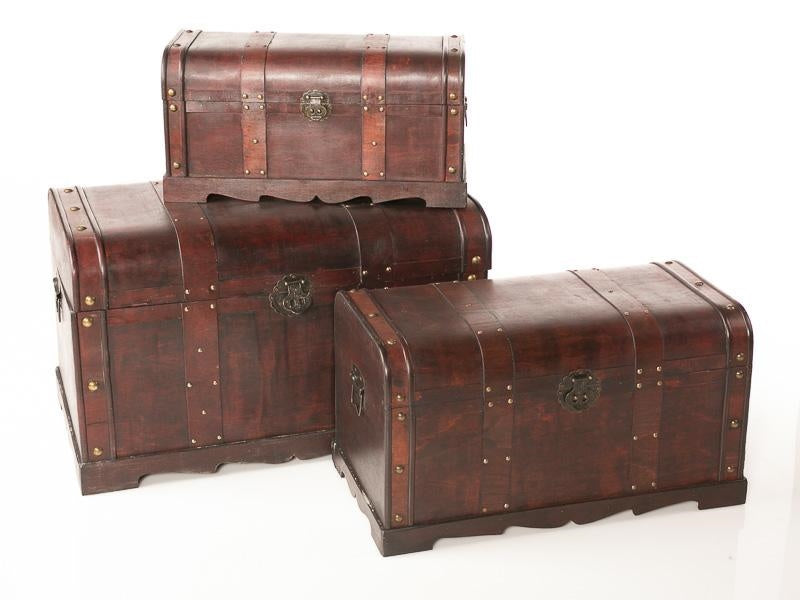 BAULE LEGNO 76X46X46 COMPOSTO DA: