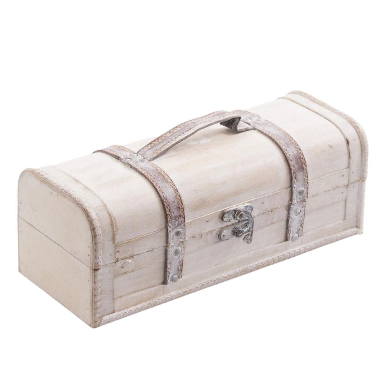 Portabottiglie singolo in legno 33x13H12