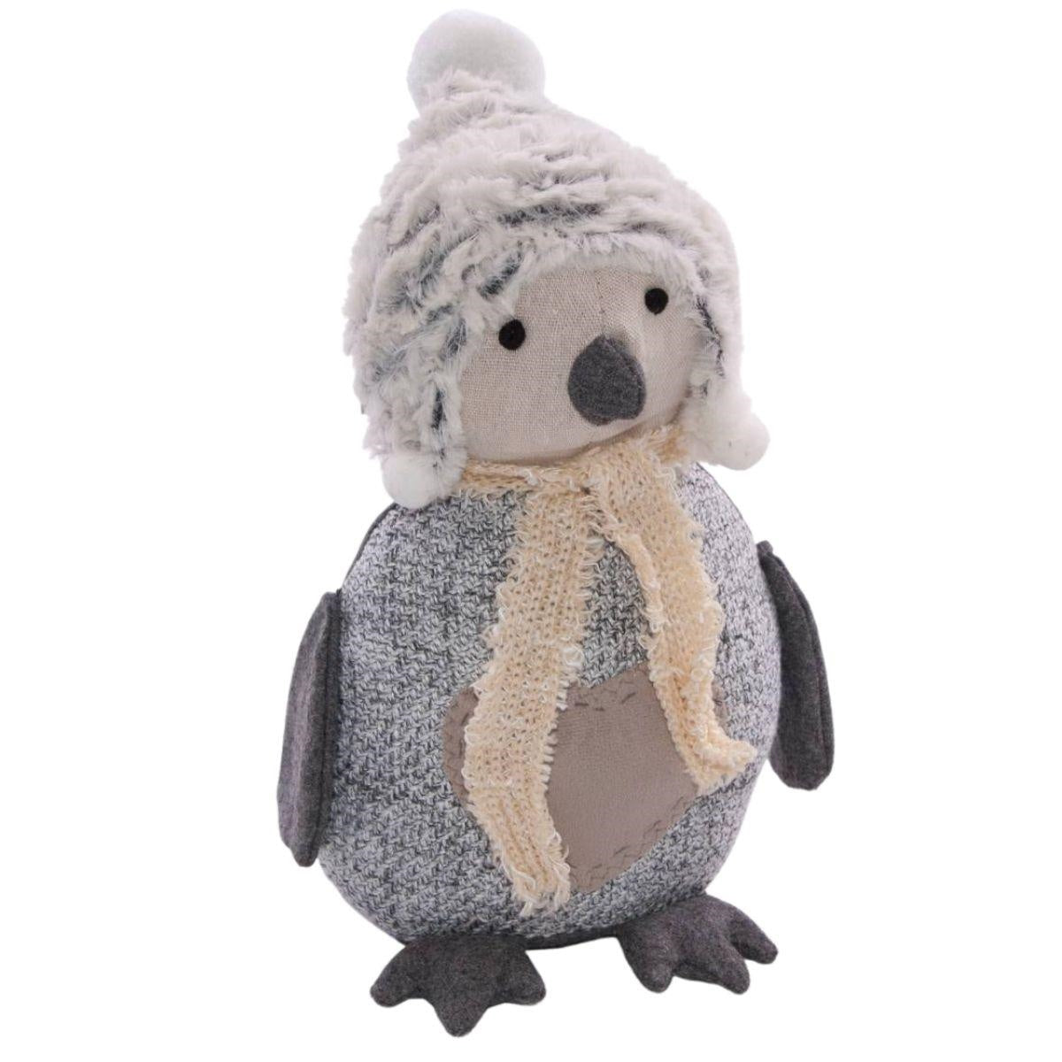 Fermaporta in stoffa pinguino H28