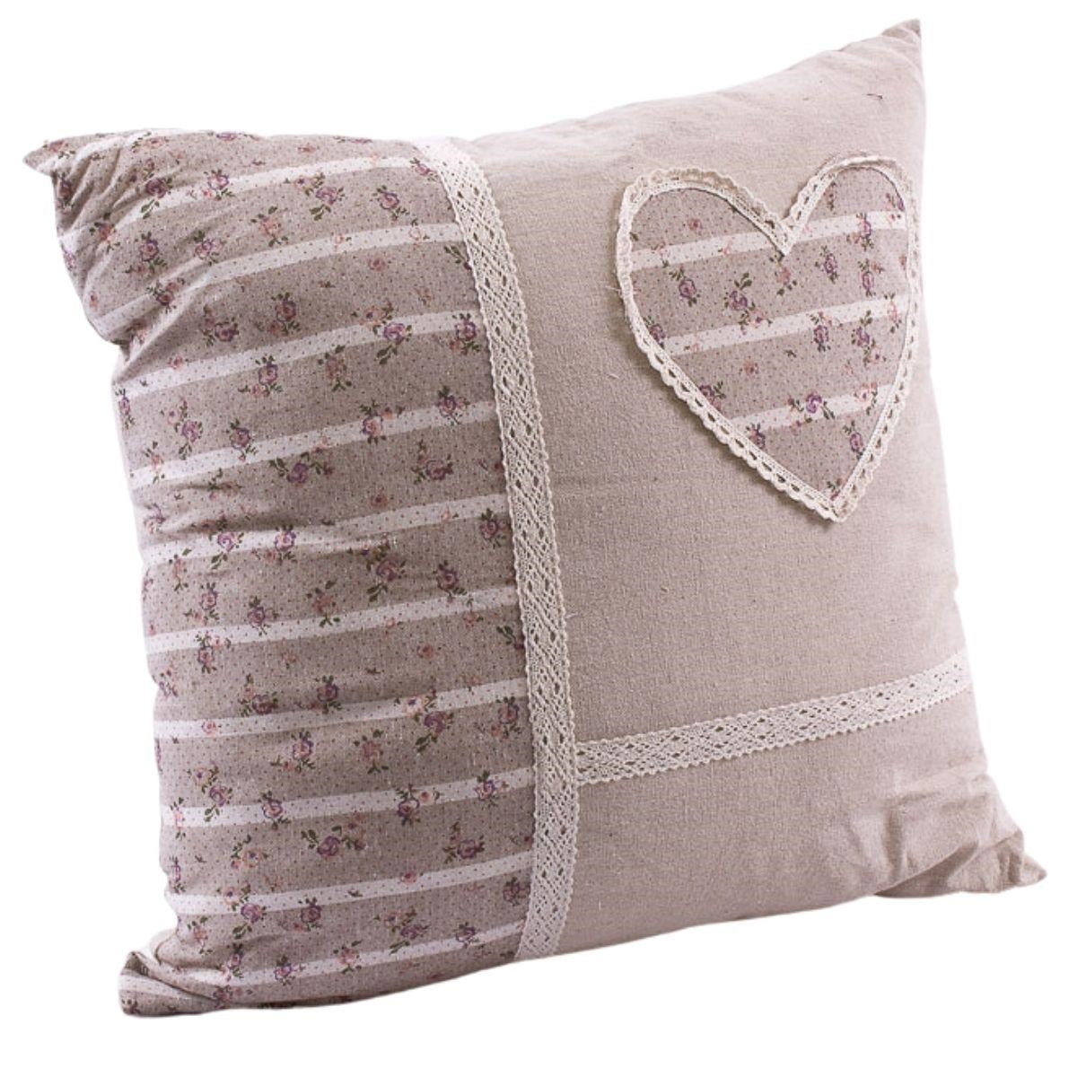 Cuscino in ecrù 40x40