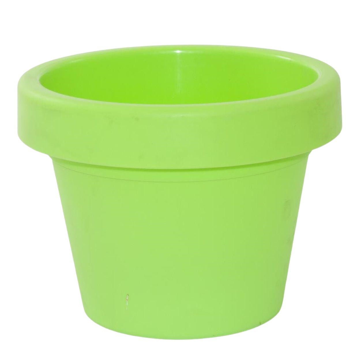 Vaso in plastica verde Ø38H29
