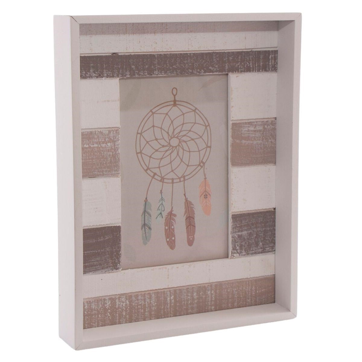 Portafoto in legno bicolore 22X18