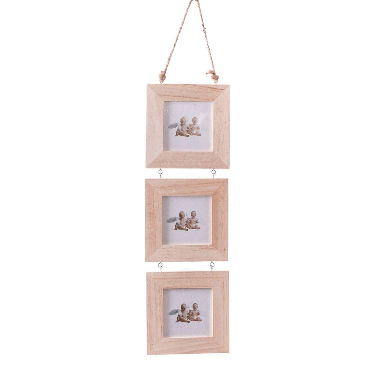 Portafoto da parete in pino 14H58