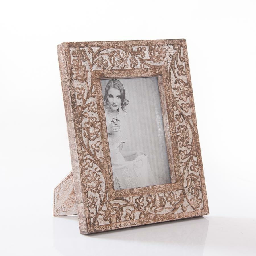 PORTAFOTO 13X18 MDF INTAGLIAT.23X28 LEGNO: MDF -  MADE IN INDIA