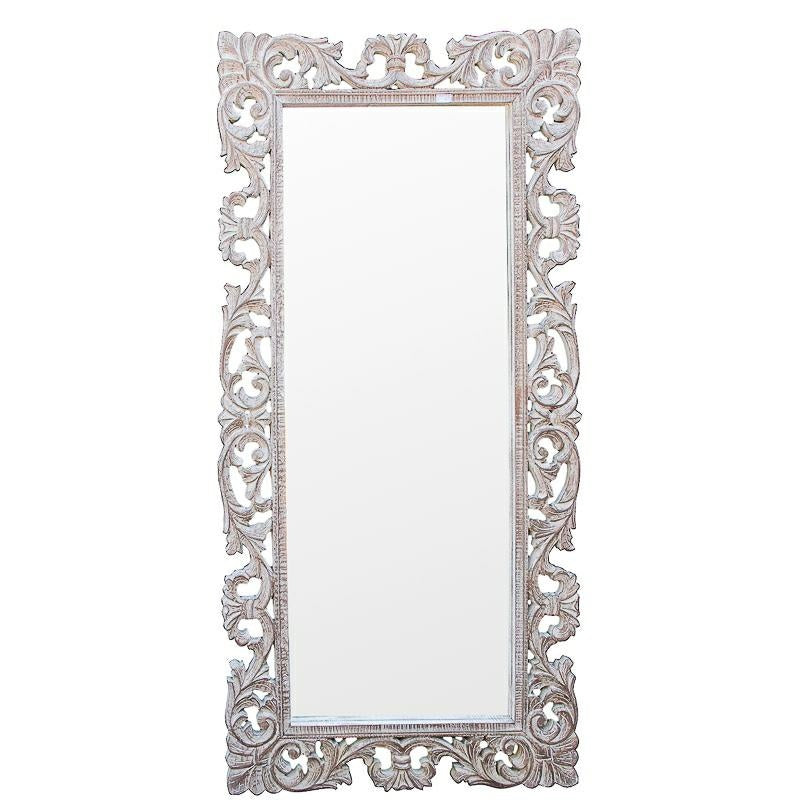 Specchio da parete in legno di mango ed mdf 90X180