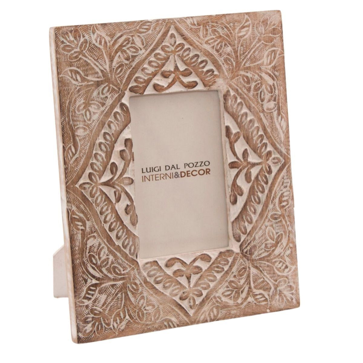 Portafoto Indiano intagliato 20x25