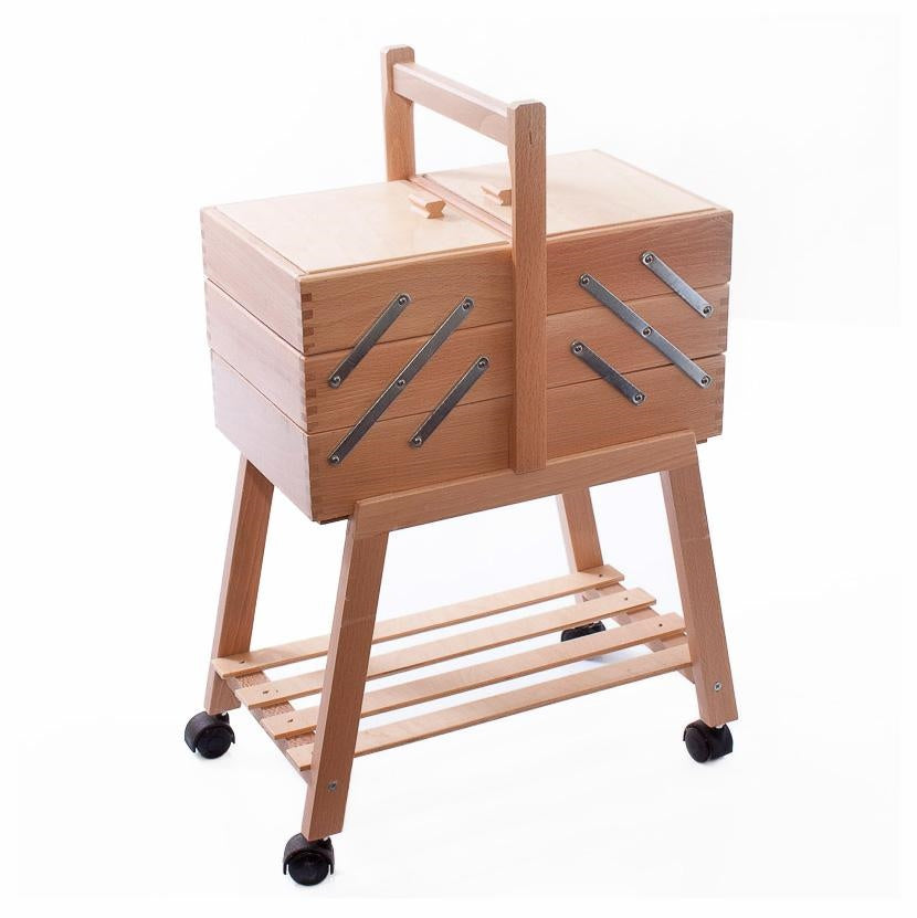 Portalavoro in faggio naturale 34X20H18/28