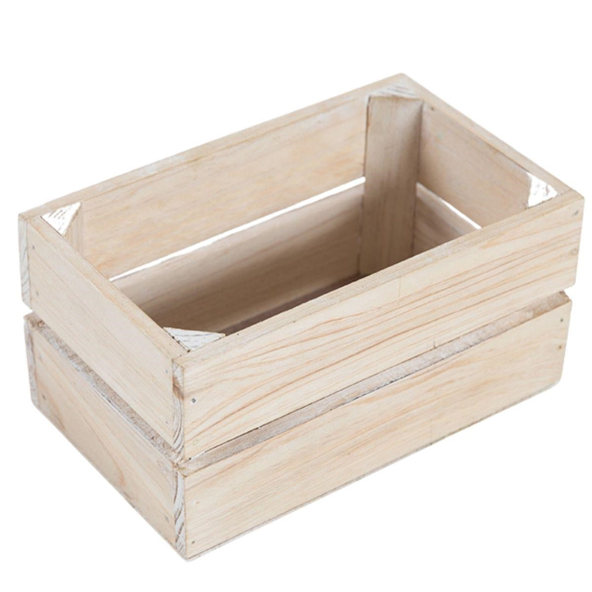 Cassetta in legno grezzo 17X10X8.5