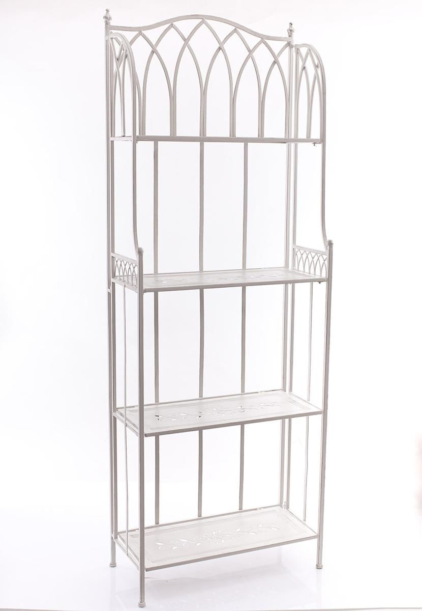 Scaffale in metallo bianco 60X28H166