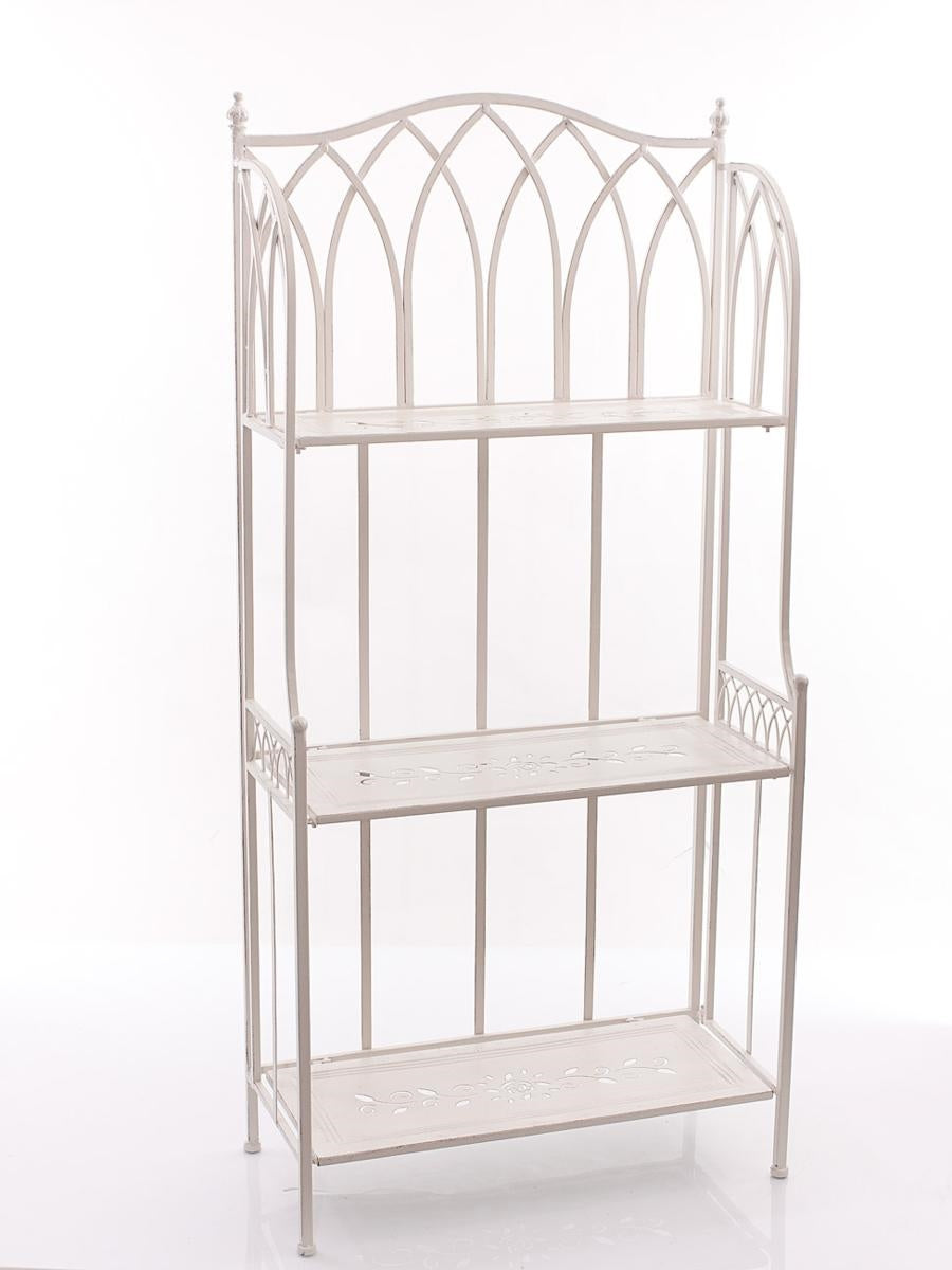 Scaffale in metallo bianco 60X28H126