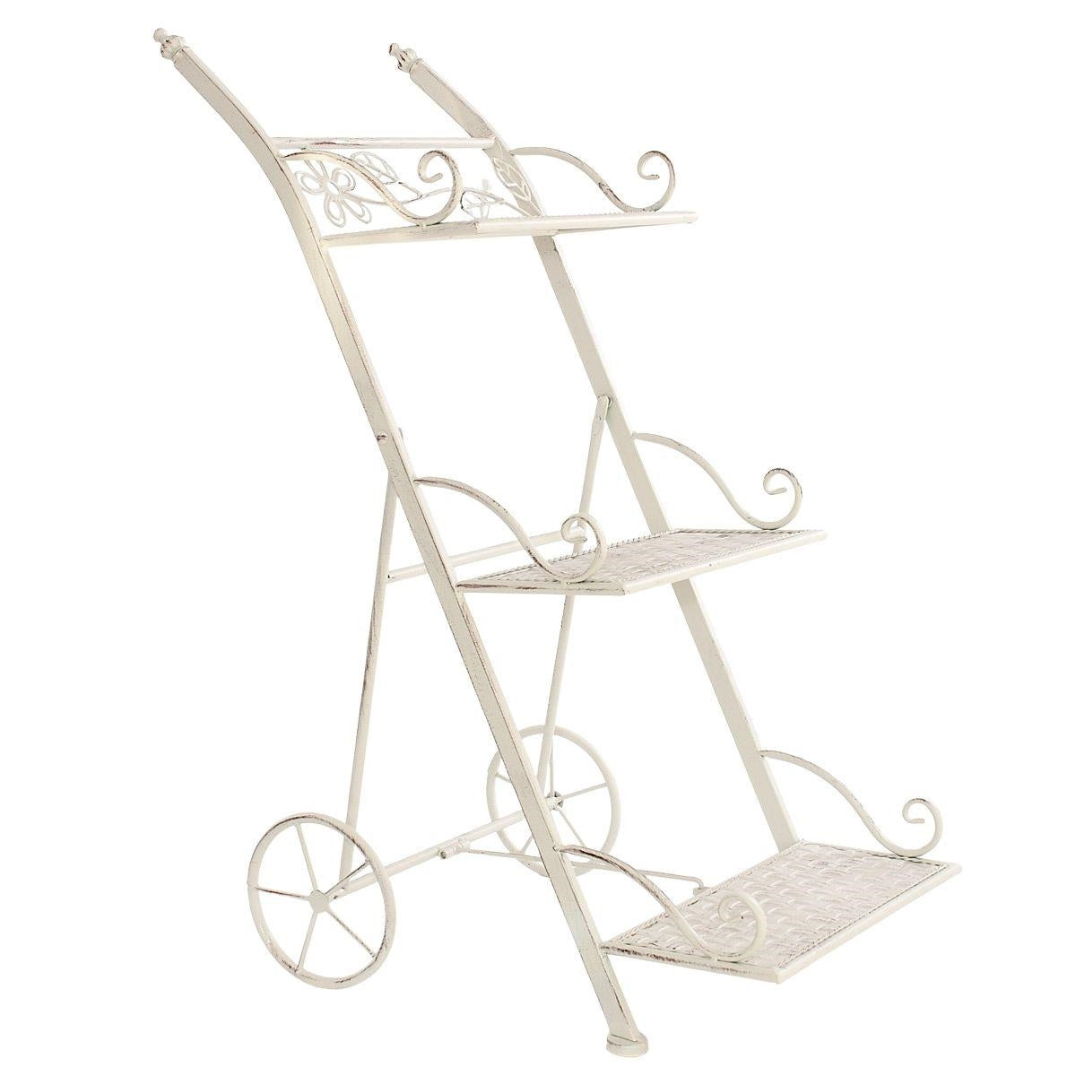 Espositore in metallo avorio 58X37H81