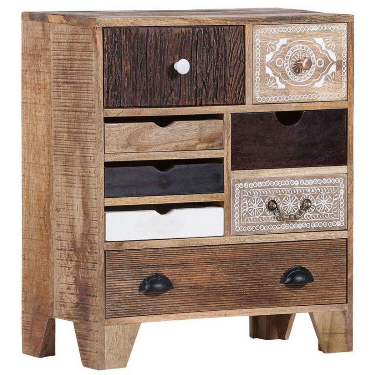 Cassettiera in mango 70X38H80