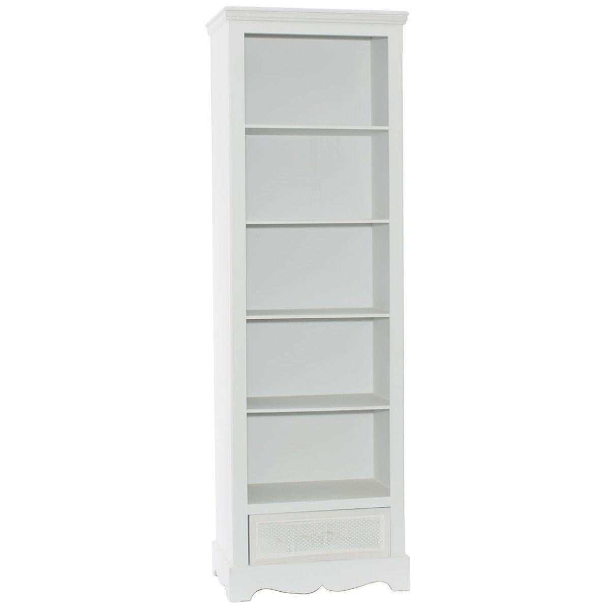 Libreria bianca classica 55X35H170