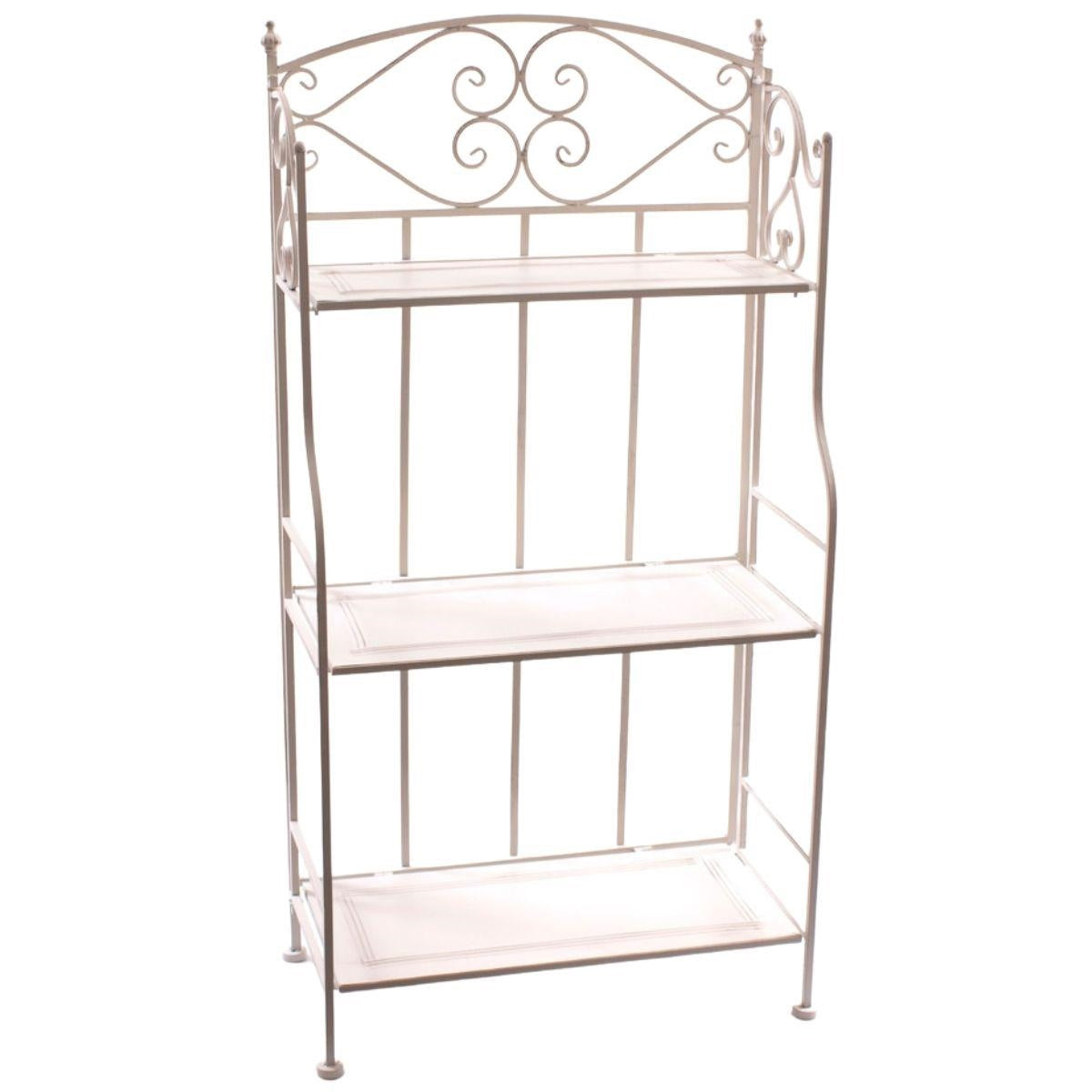 Etagere in ferro bianco 58X29H116
