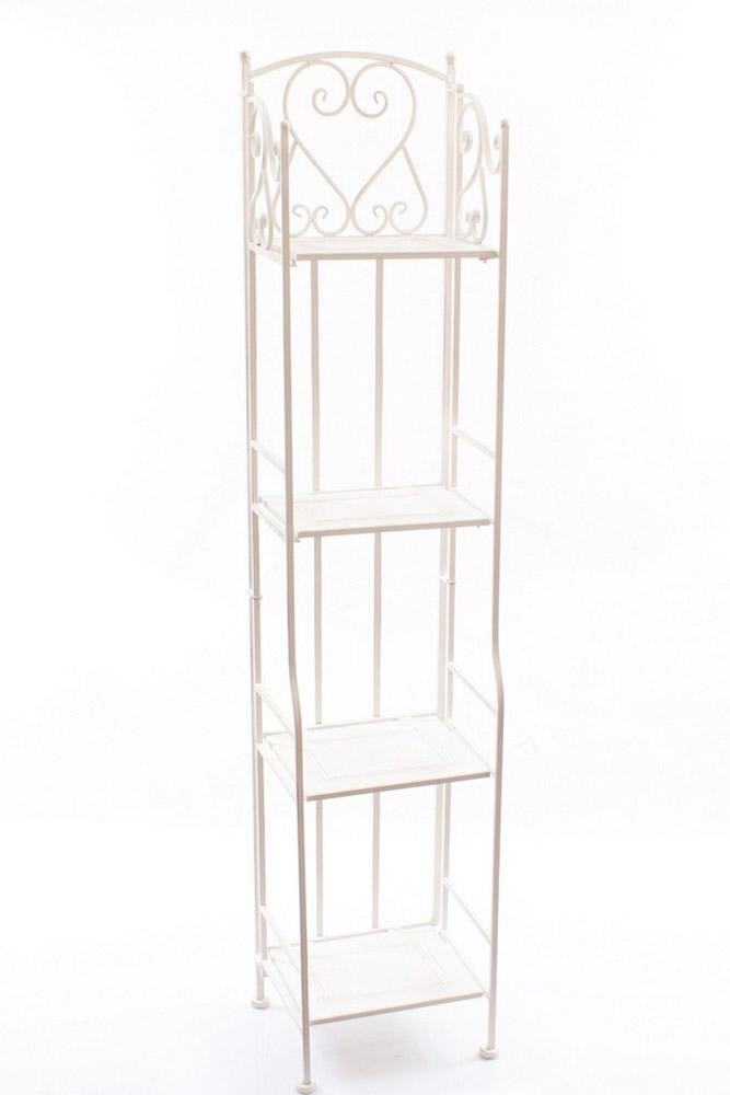 Etagere in ferro bianco 32X26H154