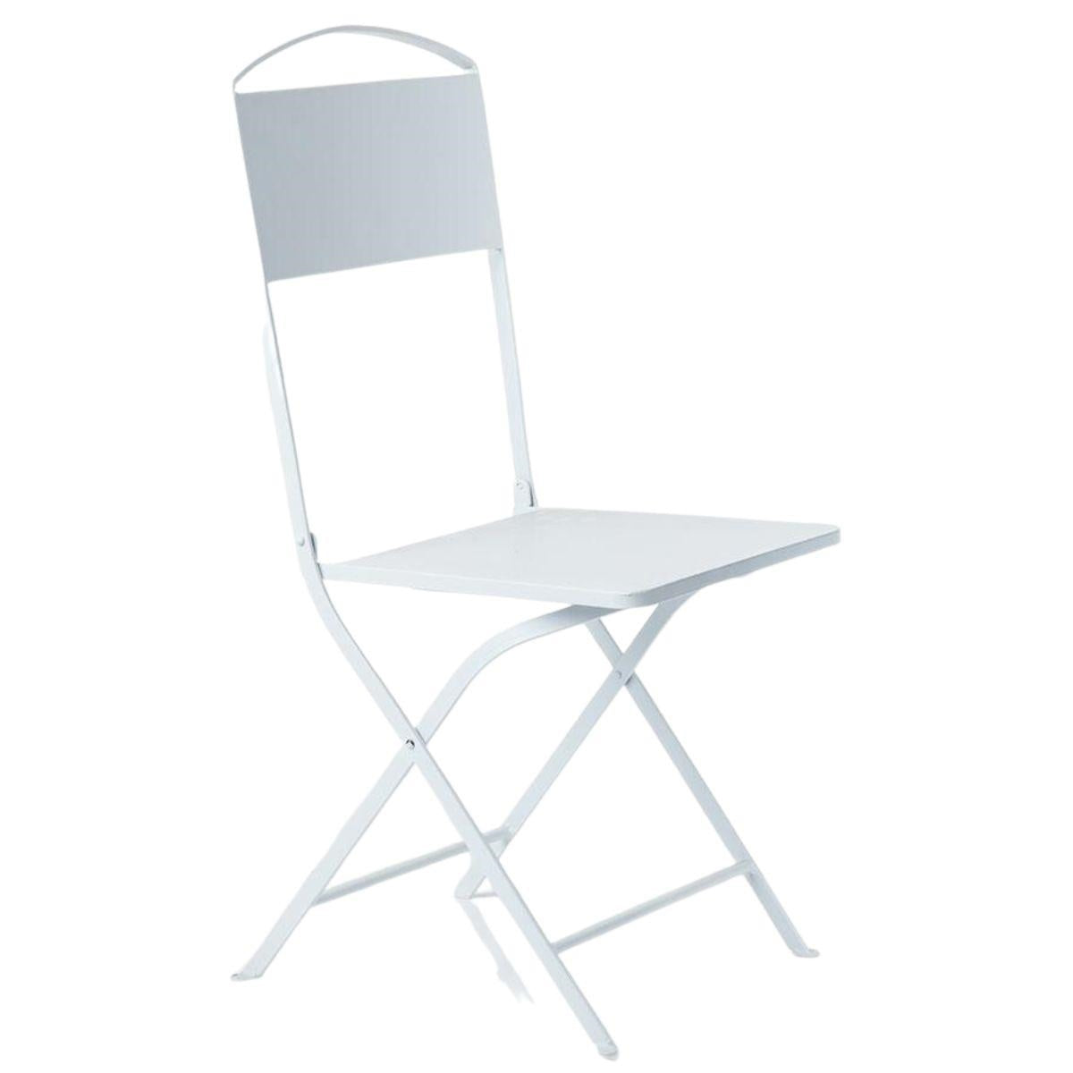 Sedia pieghevole bianca 37H94