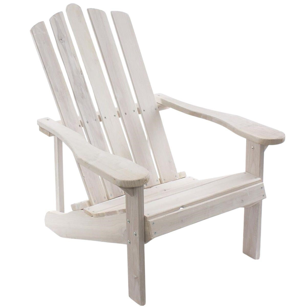 Sedia bianca in abete 72X90H90