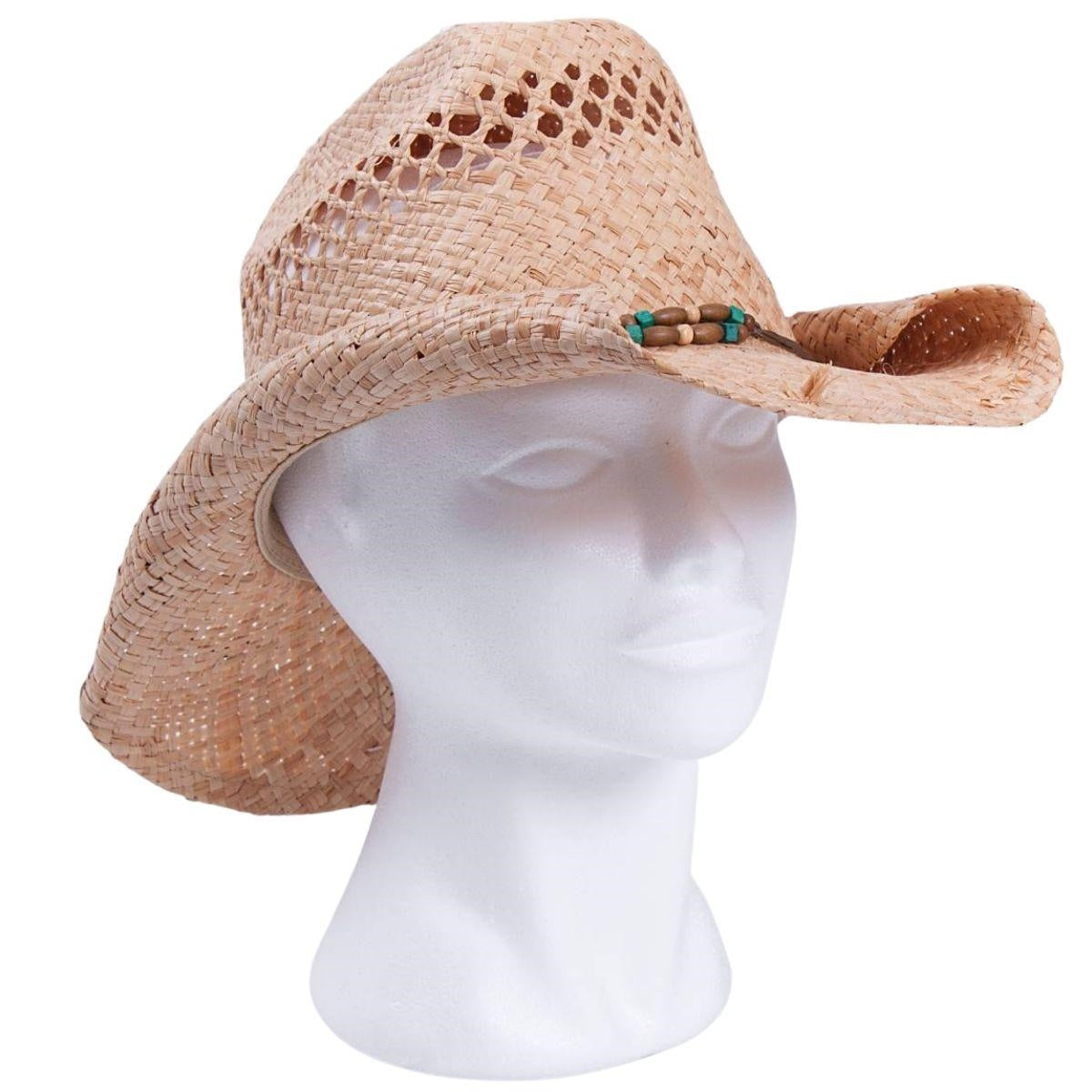 Cappello in rafia 22X36H15