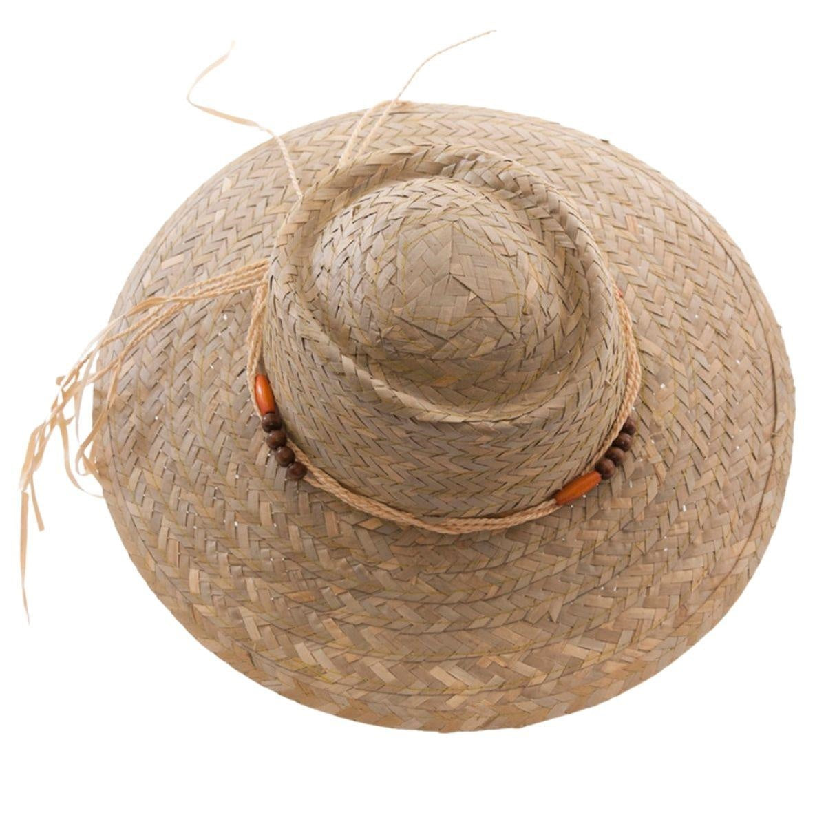 Cappello da donna in paglia con cordino Ø37H10