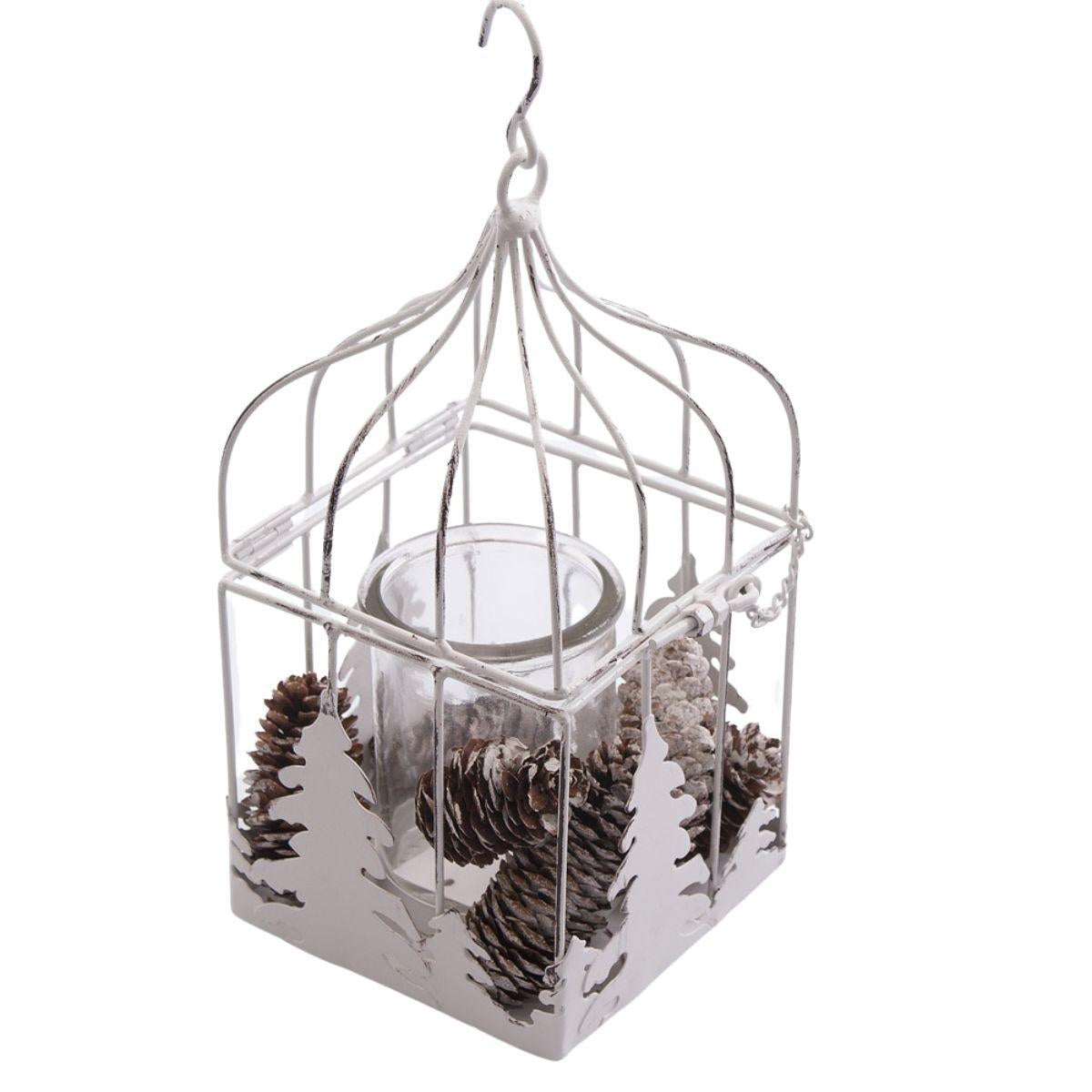 Lanterna decorativa natalizia 12X12H25