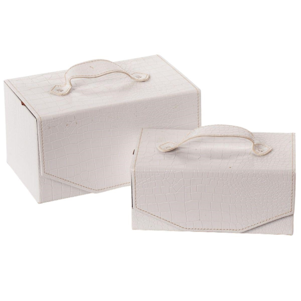 Baule rettangolare 27X17H16 in set di 2