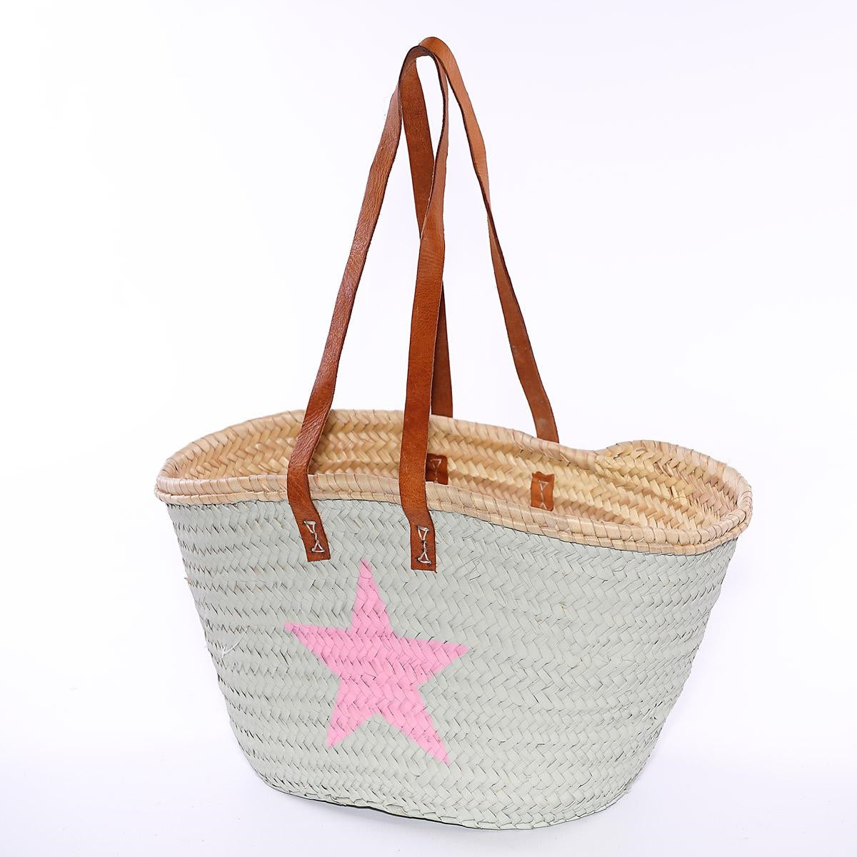 Borsa in palma con stella 45X21H25