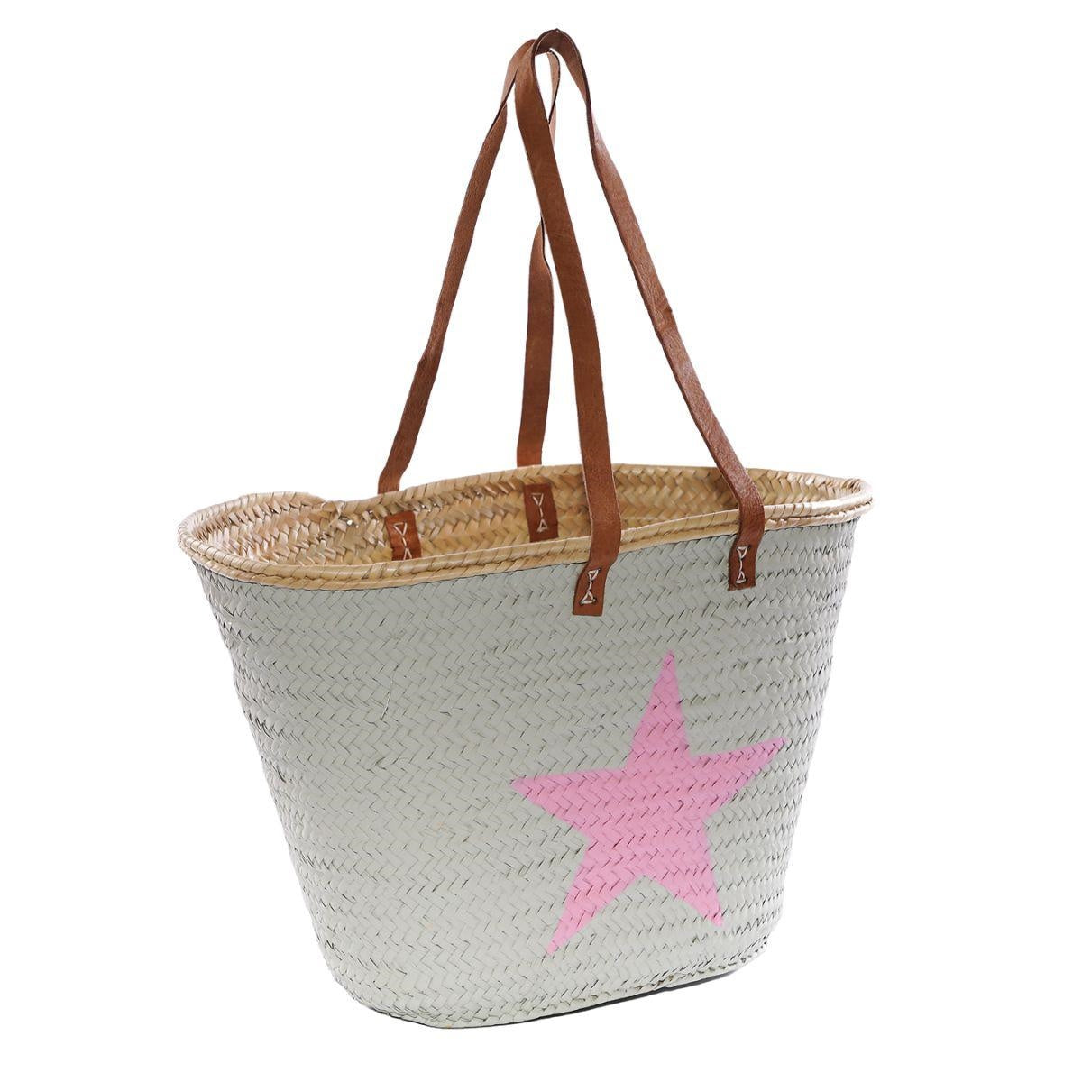 Borsa in palma con stella 53X24H35