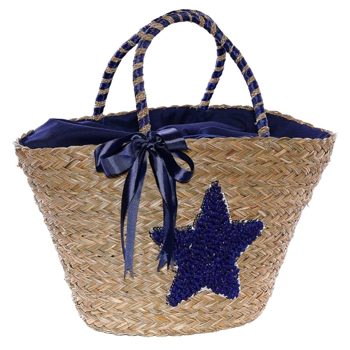 Borsa in palma con stella 56XH30