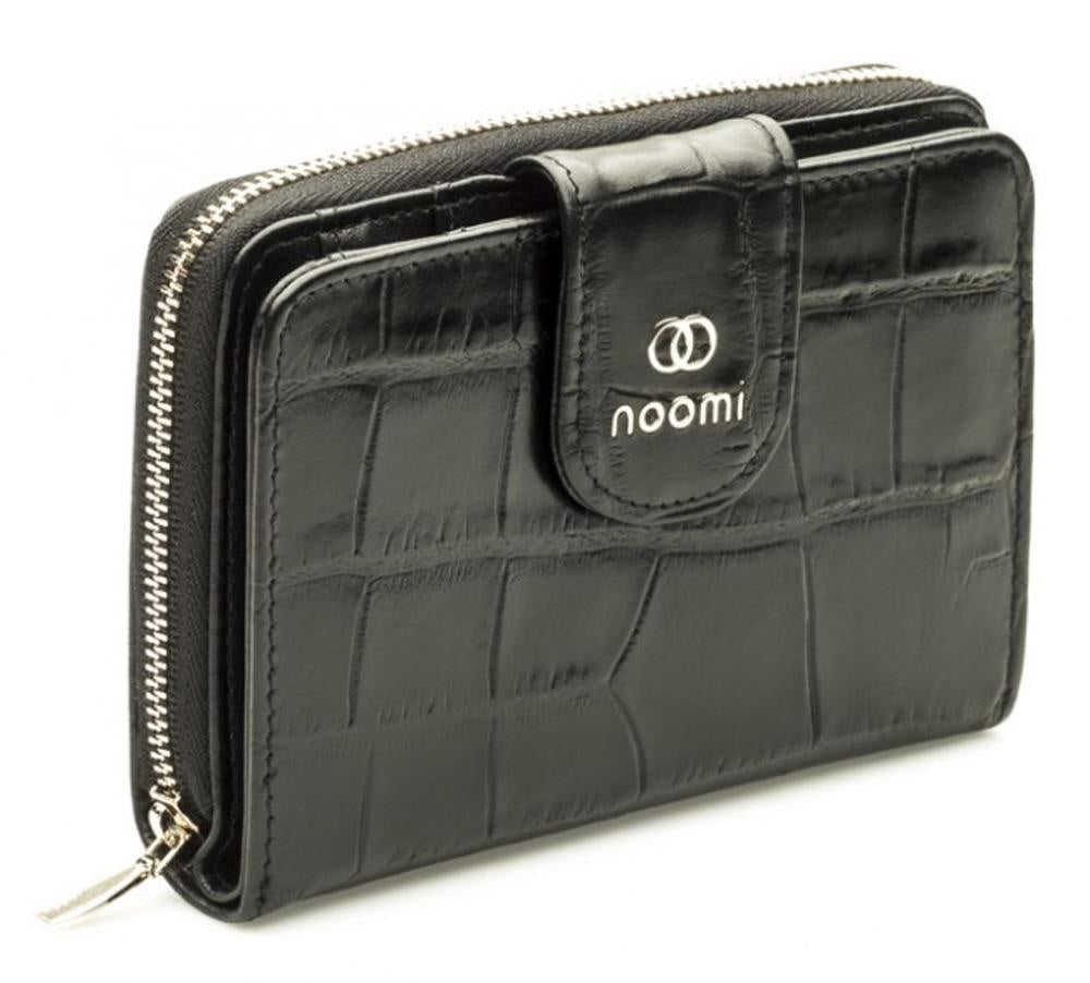 Portafoglio nero 10,5x12