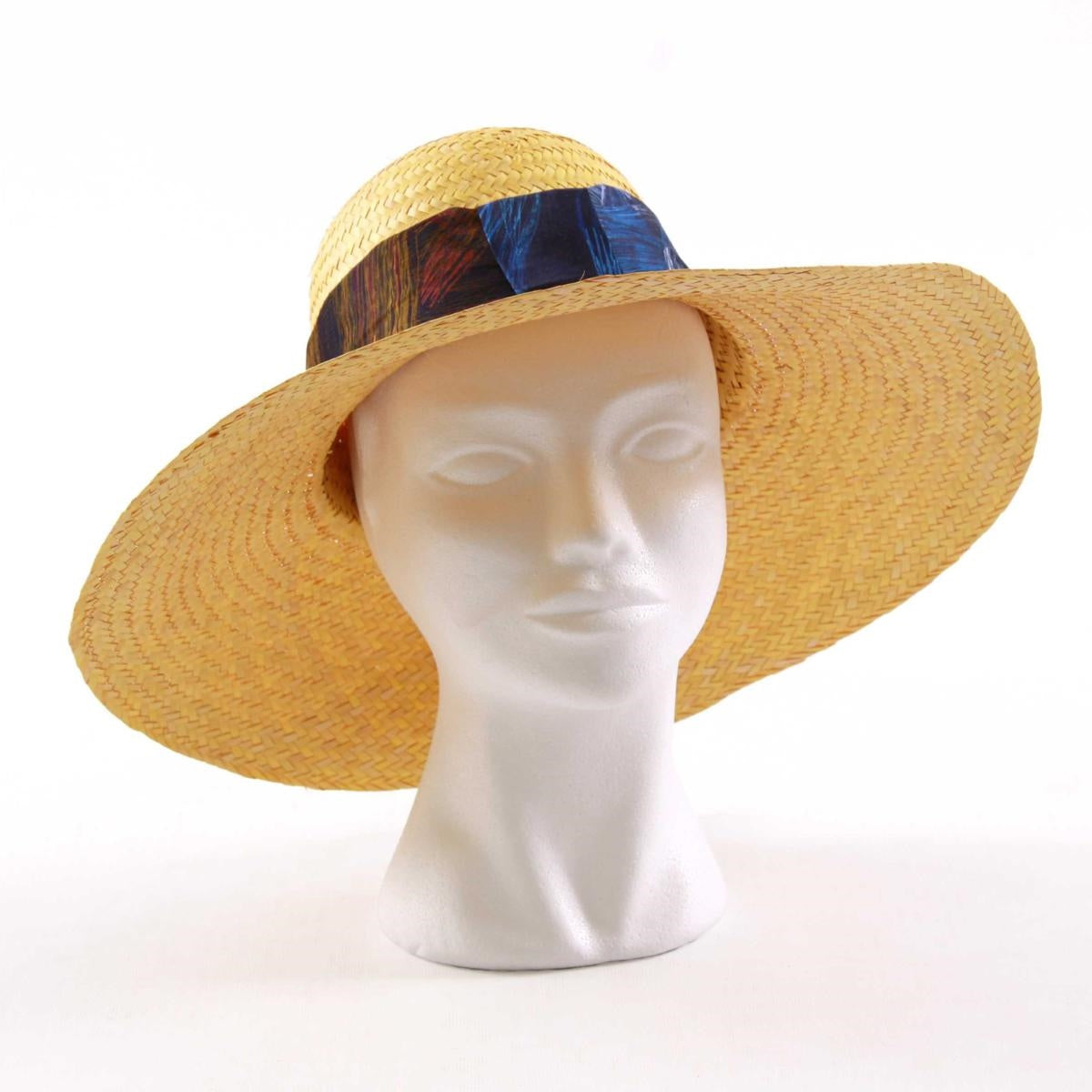 CAPPELLO                100% PAGLIA NATURALE COL.GIALLO/FASCIA V